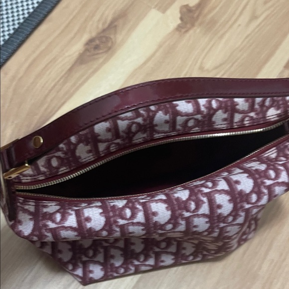 Pre-owned Vintage Dior Burgundy and White Diorissimo - Picture 6 of 10
